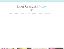 Tablet Screenshot of lorigarciastudios.com